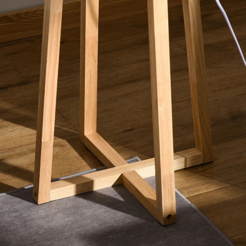 โคมไฟตั้งพื้นแบบโมเดิร์นไฟห้องนอนพร้อมโป๊ะกลอง, สวิตช์เท้าเหยียบ