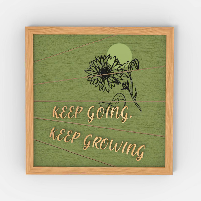 จักรเย็บผ้าบ้าน ตกแต่งผนังไม้