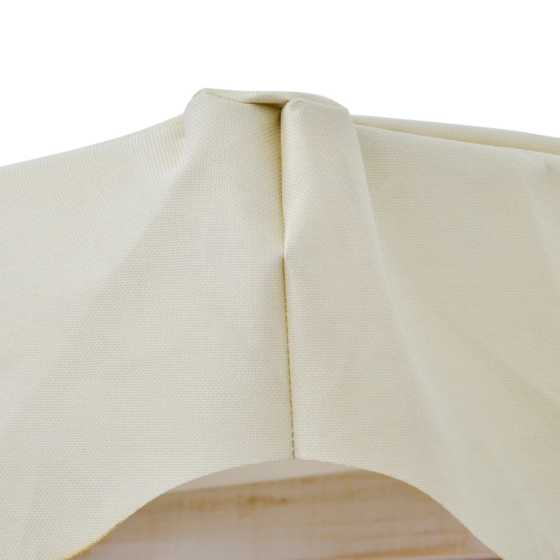 ชิงช้าระเบียงกลางแจ้งสำหรับ 2 คนพร้อมขาตั้งไม้ การออกแบบ A-Frame ที่แข็งแกร่ง และหลังคากันสาดน้ำแบบปรับได้