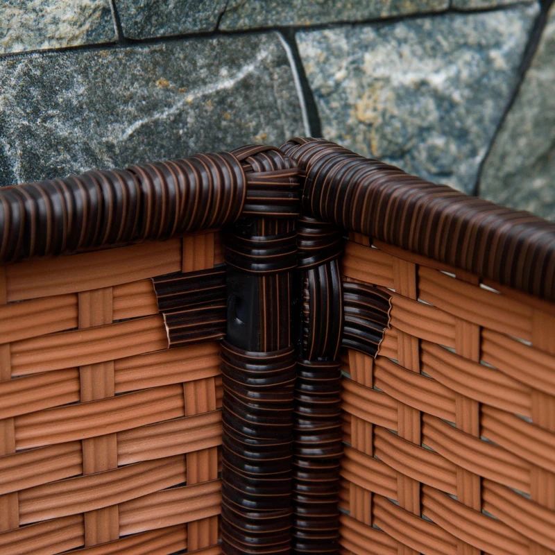 กล่องใส่กระถางดอกไม้หวายในร่ม/กลางแจ้งพร้อมชั้นวางเครื่องมือด้านล่างและพื้นที่ทำงานสูงแข็งแรงทนทาน 28' H