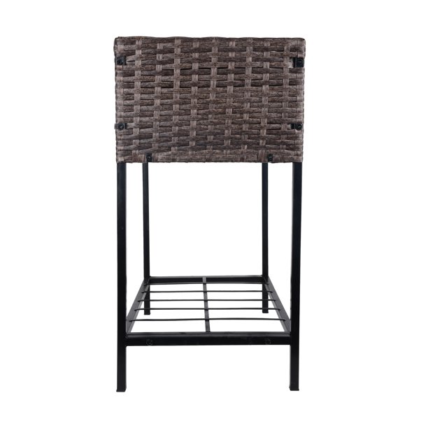 กล่องใส่กระถางดอกไม้หวายในร่ม/กลางแจ้งพร้อมชั้นวางเครื่องมือด้านล่างและพื้นที่ทำงานสูงแข็งแรงทนทาน 28' H