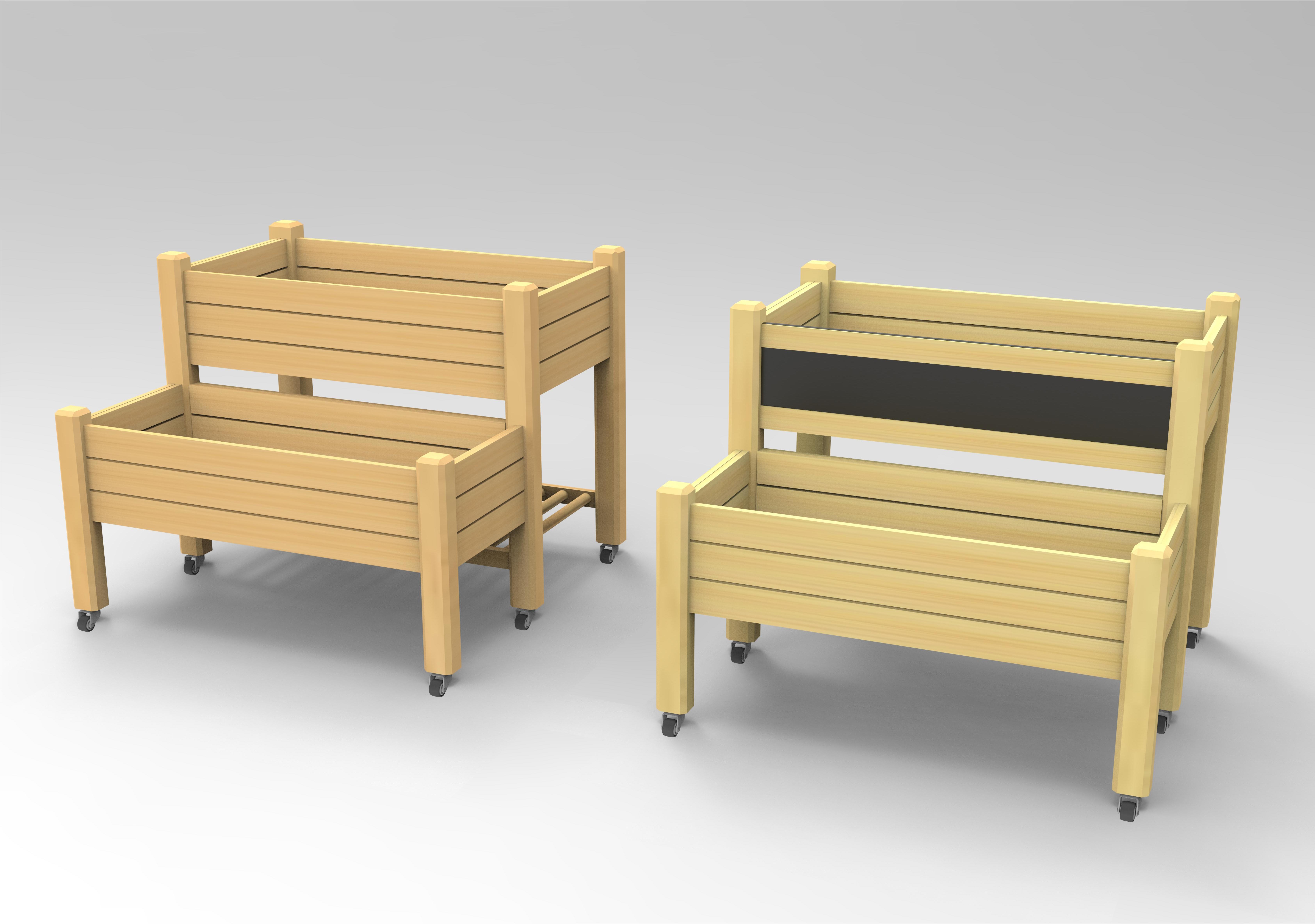 เด็กยกสวนเตียง Planter