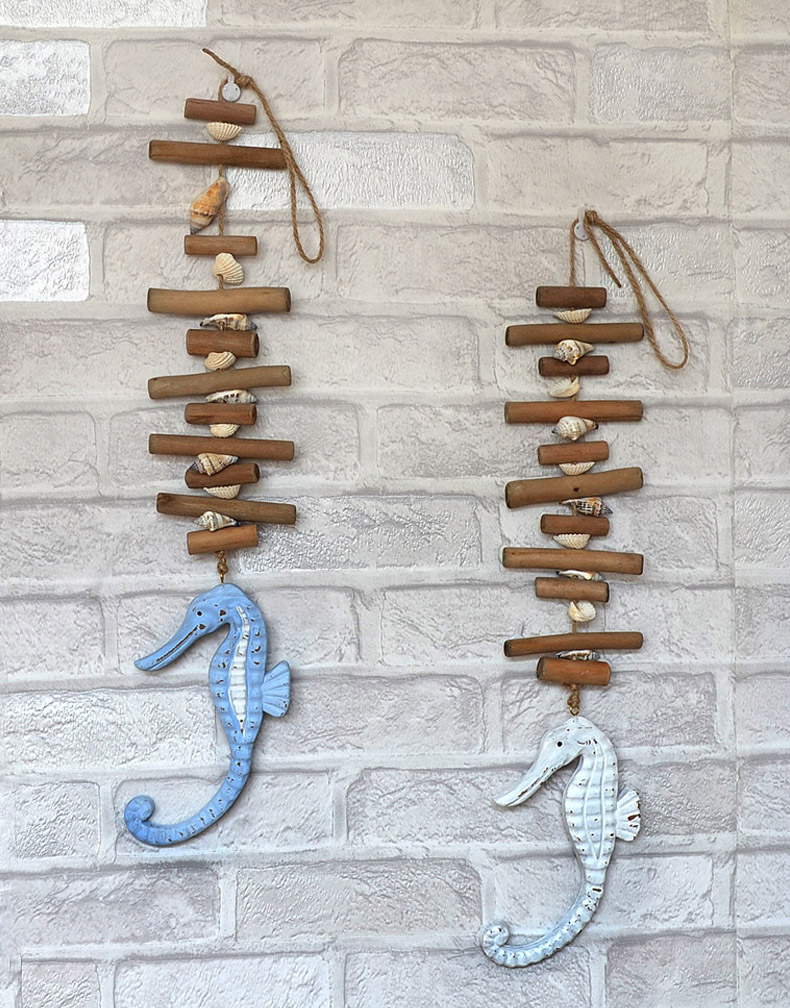 Lixincrafts ตกแต่งสถานที่ศักดิ์สิทธิ์ริมทะเล, ตกแต่งสไตล์ทะเล, วงล้อเรือ - ตกแต่งปลา